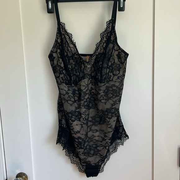 🛍️Shapellx Shapewear Firm Control Smoothing Full Lace Black Bodysuit XL - Picture 2 of 8